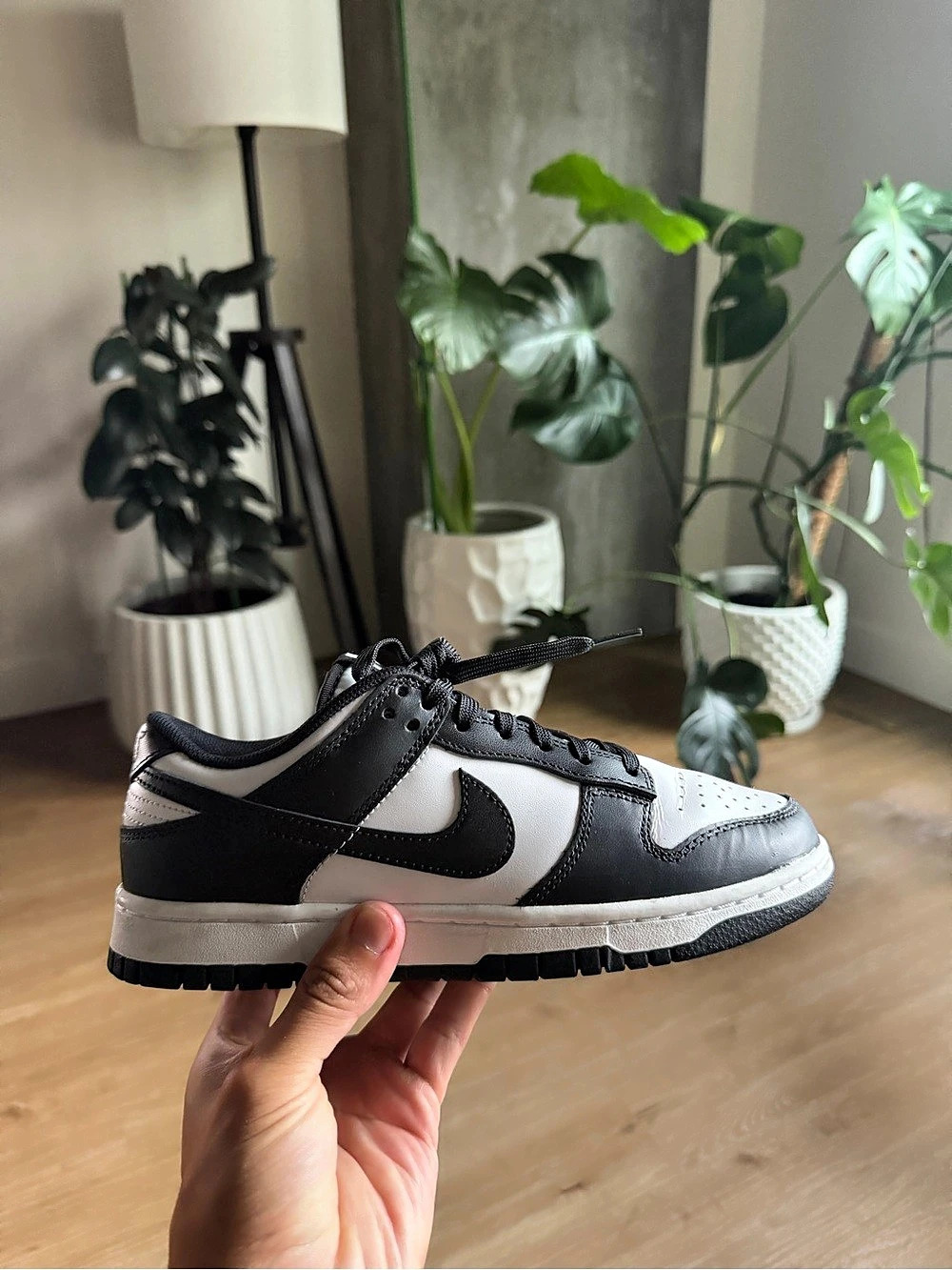 Nike Dunk Low Panda Black White Sneakers - Women’s Size 8